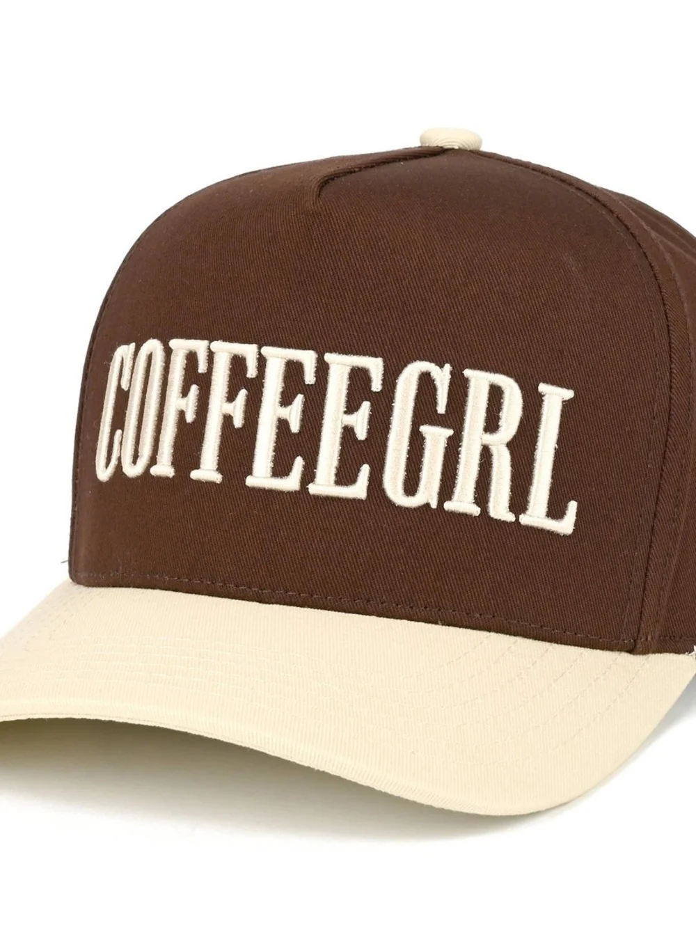 CC Skye Brown & Cream 'COFFEEGRL' Baseball Cap